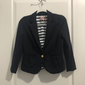 Juicy Couture Navy Blazer with Gold Buttons